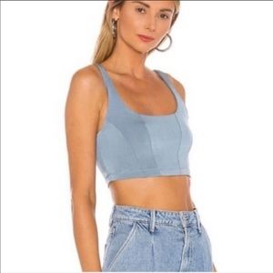Free People Be cool Brami blue Bralette NWT